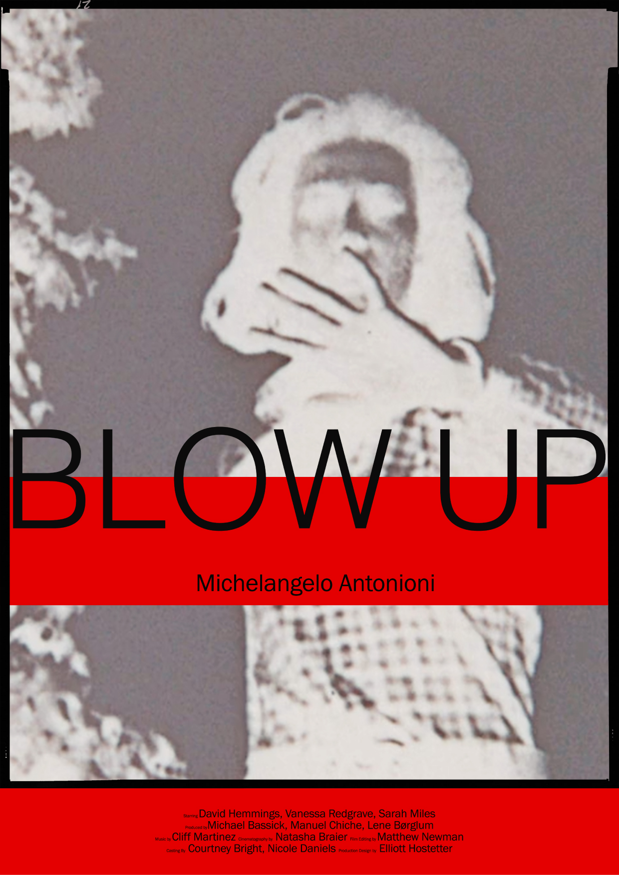 Blow Up Experimental Film Poster پوستر تجربی فیلم Blow Up